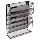 Лоток для бумаг / настенный / 5 секций, для школы, офиса