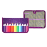 Пенал школьный для девочки, твёрдый