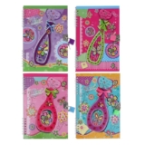 Блокнот А5/50л в линейку, на замке, Calligrata / для школы, офиса и творчества