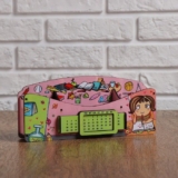 Органайзер для канцелярных предметов «Школа удобств», вечный календарь, цветной, розовый