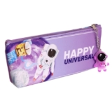 Пенал-косметичка школьный «Космонавт», с подвеской, 1 штука