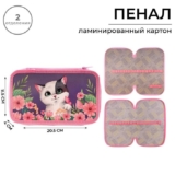 Пенал школьный для девочки, твёрдый,Calligrata