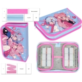 Пенал школьный для девочки, твёрдый,Calligrata