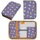 Пенал школьный твердый, тканевый, Calligrata