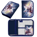 Пенал школьный твердый, тканевый, Calligrata