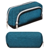 Пенал школьный, косметичка, Calligrata, на молнии, 2 отделения