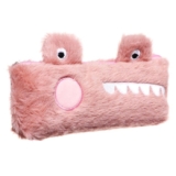 Пенал-косметичка школьный «Динозаврик» Calligrata, персиковый