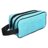 Пенал школьный, косметичка, Calligrata, на молнии, 2 отделения