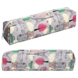 Пенал школьный, косметичка, Calligrata, на молнии