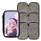 Пенал школьный твердый 125 х 205 х 55 мм, Calligrata 30П26/3 «Корея», ламинированный картон