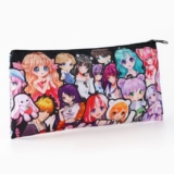 Пенал школьный текстильный 1 сентября: Стикер аниме, 20 х 8 см