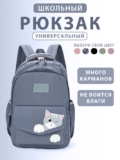 Рюкзак школьный для девочки котенок