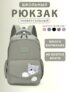 Рюкзак школьный для девочки котенок