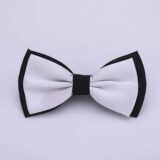 HUISHI Черный галстук-бабочка из полиэстера