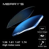 MERRYS анти-голубые очки B2 серии линзы CR-39 для зрения