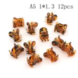 SAFENH пластиковые заколки-крабики для девочек 12 шт