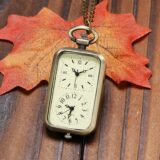 Карманные часы Reloj De Bolsillo бронзовые кварцевые