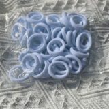 Резинки для волос ZUXMINL черные нейлон 50 шт