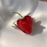 Пластиковые заколки для волос Cute Strawberry