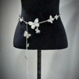 Многослойная жемчужная поясная цепочка  для женщин