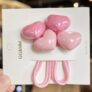 2 штуки, резинки для волос Kings lovely с сердечками для девочек