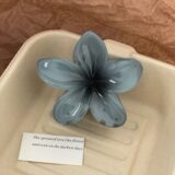 Цветные пластиковые заколки-крабы