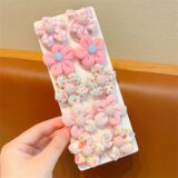 Резинки для волос с цветком, 10 шт.