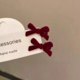 Бархатные заколки с бантом X.Z.MOONLIGH