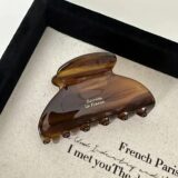 MOONBIFFY Элегантные ацетатные заколки-крабы акула