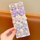 Резинки для волос с цветком, 10 шт.