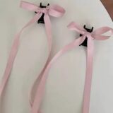 2 шт. розовые заколки-крабы ZUXMINL