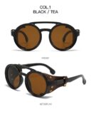 Солнцезащитные очки круглые пластиковые Punk