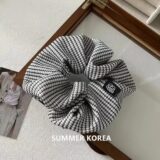 MOONBIFFY Винтажные тканевые резинки для волос