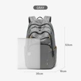 Рюкзак Fouvor для женщин, большая вместимость, элегантные универсальные водонепроницаемые дорожные сумки из ткани Оксфорд с несколькими карманами 2988-04