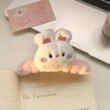 Плюшевая панда заколка для волос