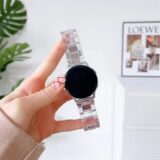 Ремешок для часов PEO нержавеющая сталь прозрачный 20/22 мм