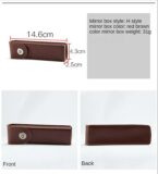 MOONBIFFY Кожаный чехол для очков