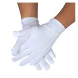 MOONBIFFY белые хлопковые рабочие перчатки