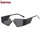 Металлические солнцезащитные очки Y2K