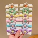 Детские резинки для волос SYTZ с бантом и цветочком