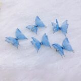 Детские сетчатые заколки с бабочкой 5 шт.