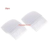 Прозрачные пластиковые заколки для волос 20 шт