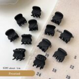 Мини черные заколки-крабы PjNewesting для женщин и девочек