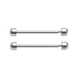 Ремешки для часов JAVRICK, алюминиевые, набор 2 шт., 16/18/20/22 мм