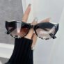 Солнцезащитные очки Oculos De Sol кошачий глаз  пластик