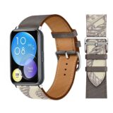 Кожаный ремешок для Huawei Watch Fit 2 Lerxiuer