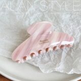 Фиолетово-розовые заколки-крабы YINMINEZ