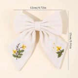 Oaoleer Маргаритка заколка с бабочкой для девочек