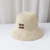 Женская соломенная панама  Y2K