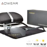 Солнцезащитные очки AOWEAR мужские фотохромные поляризованные
